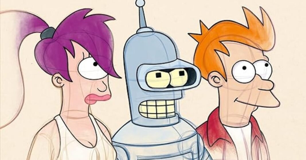 Exclusive The Art of Futurama Preview Shows Early Fry & Leela Concept Art