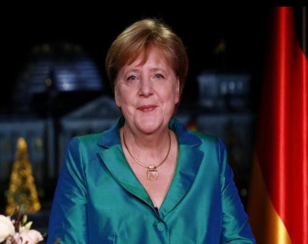 Angela Merkel admits to wanting Harris to win US election in memoir