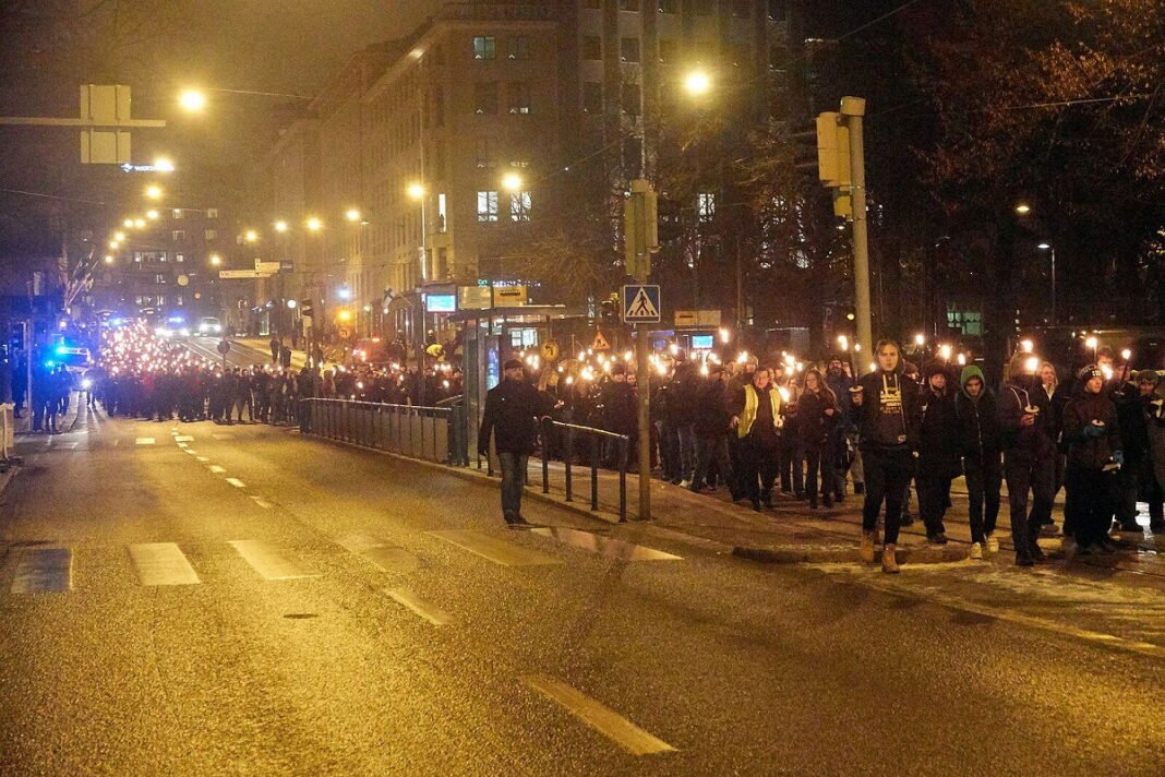 Fiery Finnish Independence Day: protests, arrests, and Nazi salute shocker