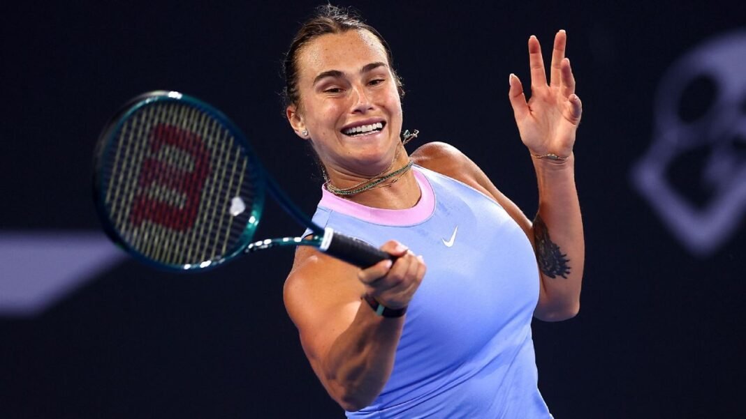 Aryna Sabalenka back in Brisbane final with win over Mirra Andreeva