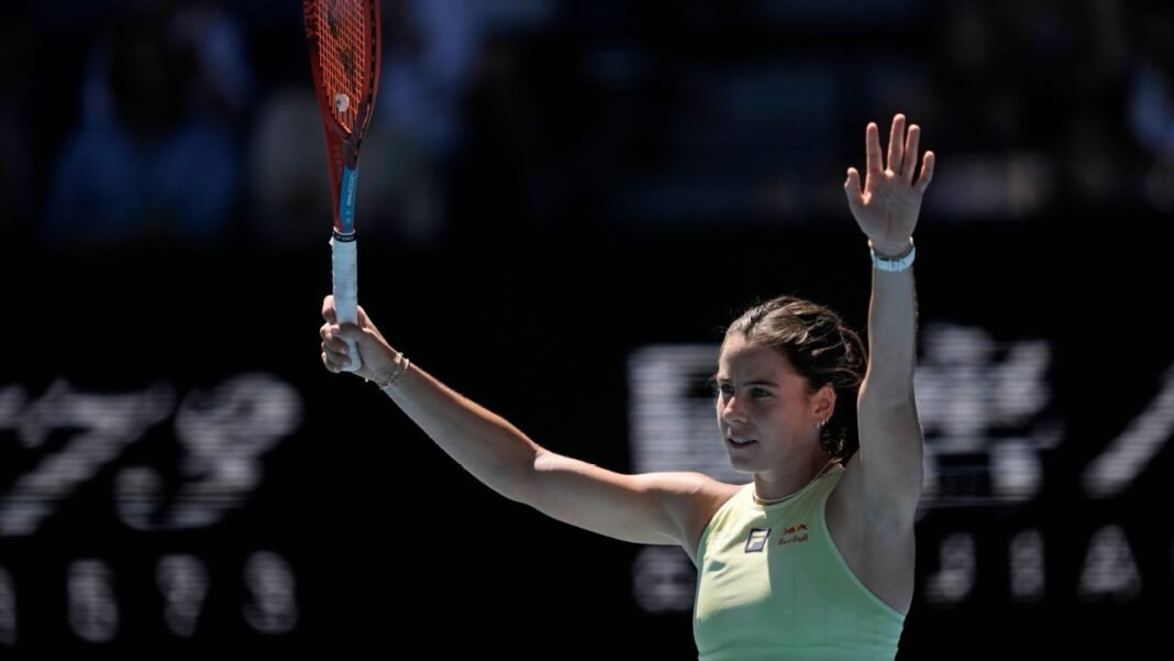 Emma Navarro tops fellow American Peyton Stearns at Australian Open