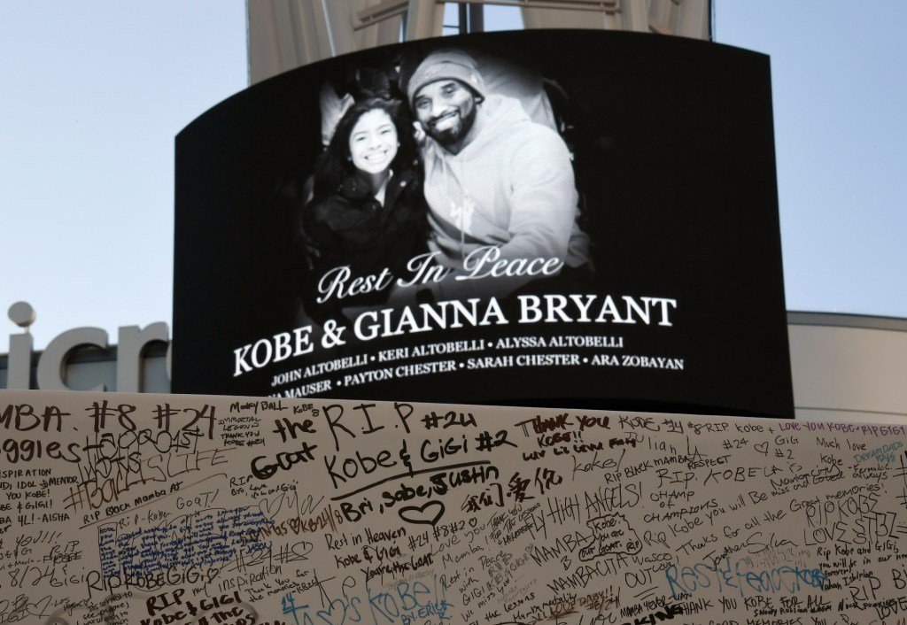 Today in History: January 26, Kobe Bryant, daughter Gianna and 7 others die in helicopter crash