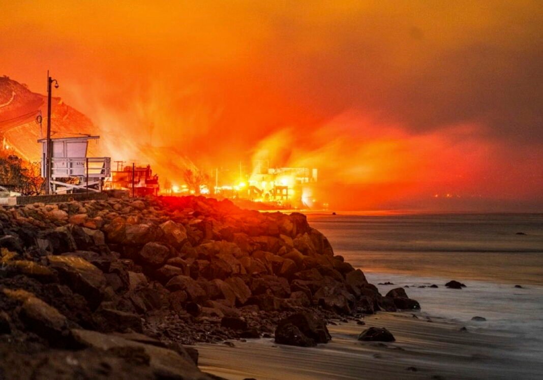 Arson suspect arrested as California wildfires destroy lives and homes