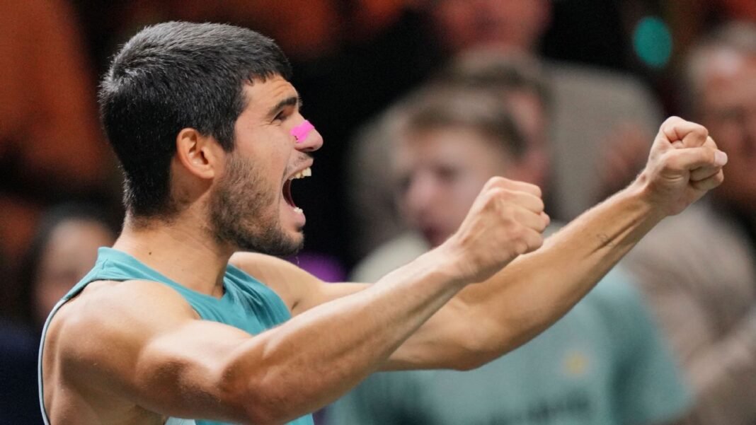 Carlos Alcaraz wins Rotterdam Open for first indoor title