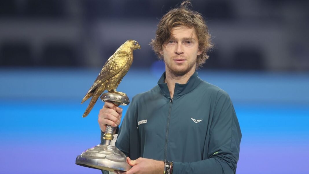 Andrey Rublev tops Jack Draper in 3 sets to claim Qatar title