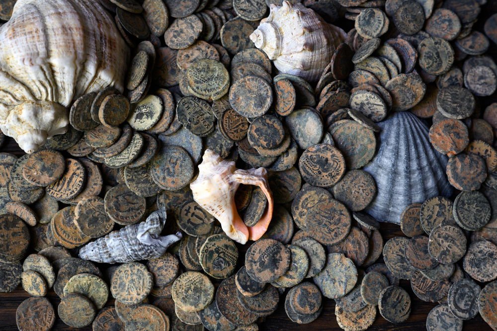 Holy ship! Diver discovers 50,000 ancient coins – and it could lead to a lost Roman wreck