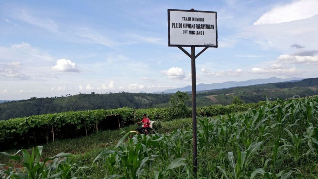 Trump-backed tourism project accused of draining lake in precious Indonesian forest area