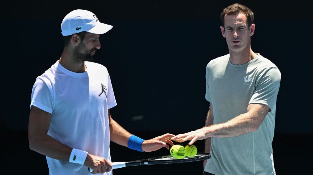 Andy Murray joins Novak Djokovic's coaching team at Indian Wells