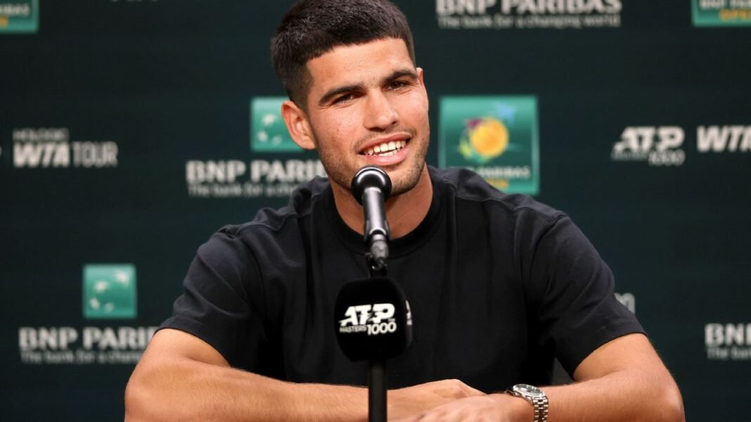 Carlos Alcaraz says Indian Wells men's draw 'really open'