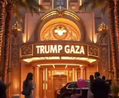 Trump shares shocking AI video of his vision for Gaza