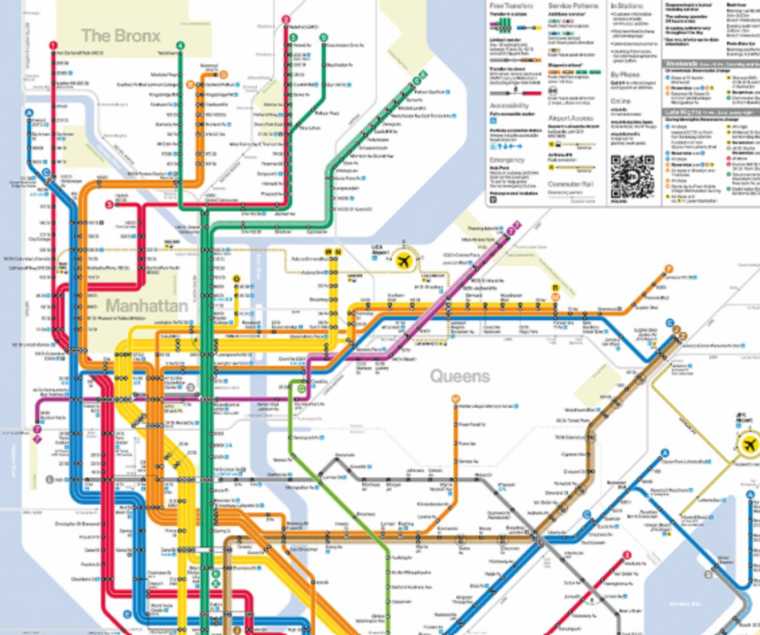 New York City’s new Subway map: First update since 1979