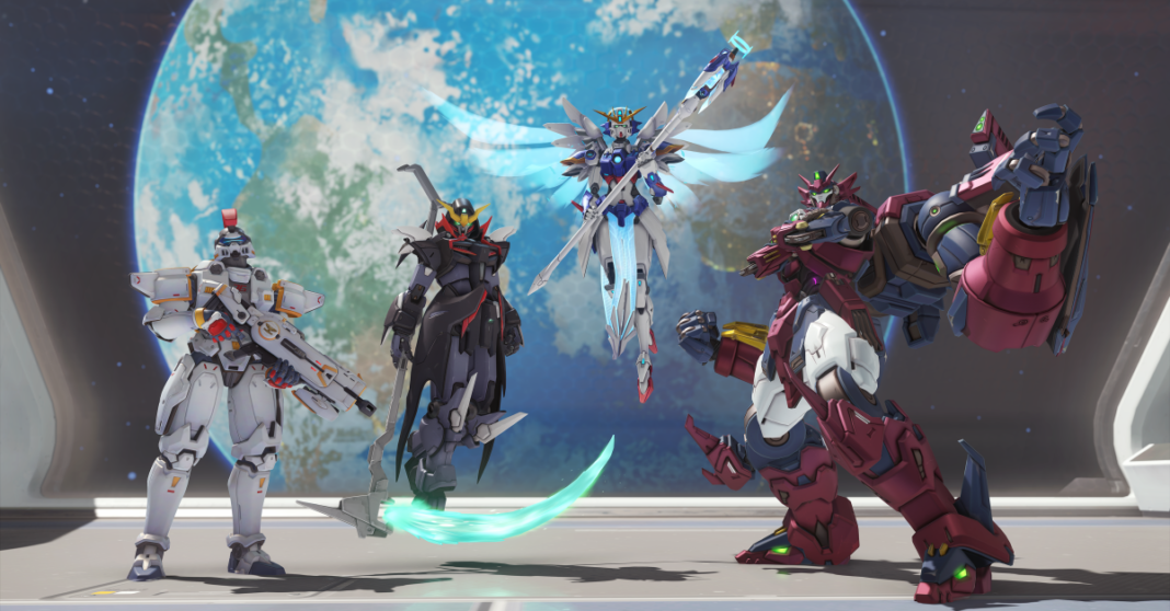 Overwatch heroes are mechs in the new Gundam Wing crossover
