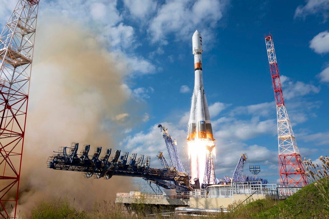 Russian military satellite spinning out of control
