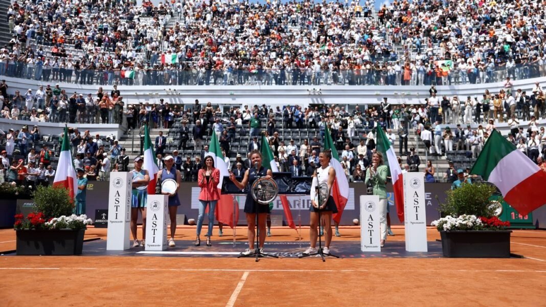 Italian Open organizer eyes tournament as 5th tennis Grand Slam