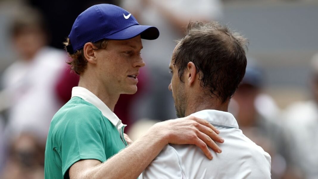 Jannik Sinner beats Richard Gasquet at French Open to end Frenchman's career