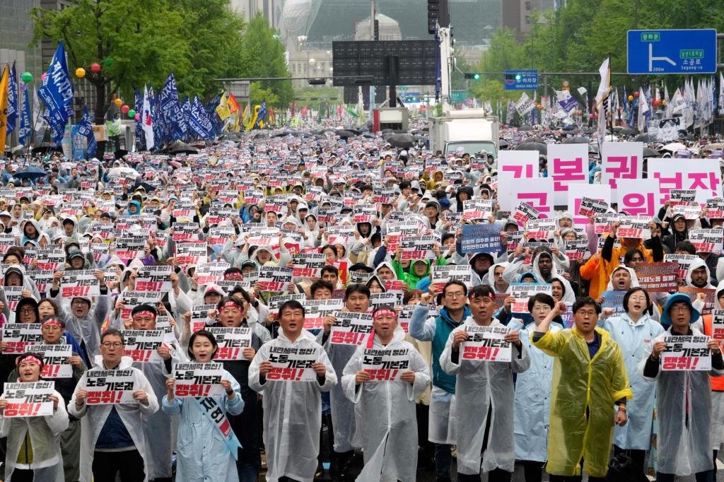 From Tokyo to Los Angeles, Trump’s policies loom over May Day marches