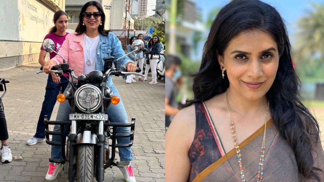Sonali Kulkarni calls biking ‘liberating’, says it’s great for her mind and body