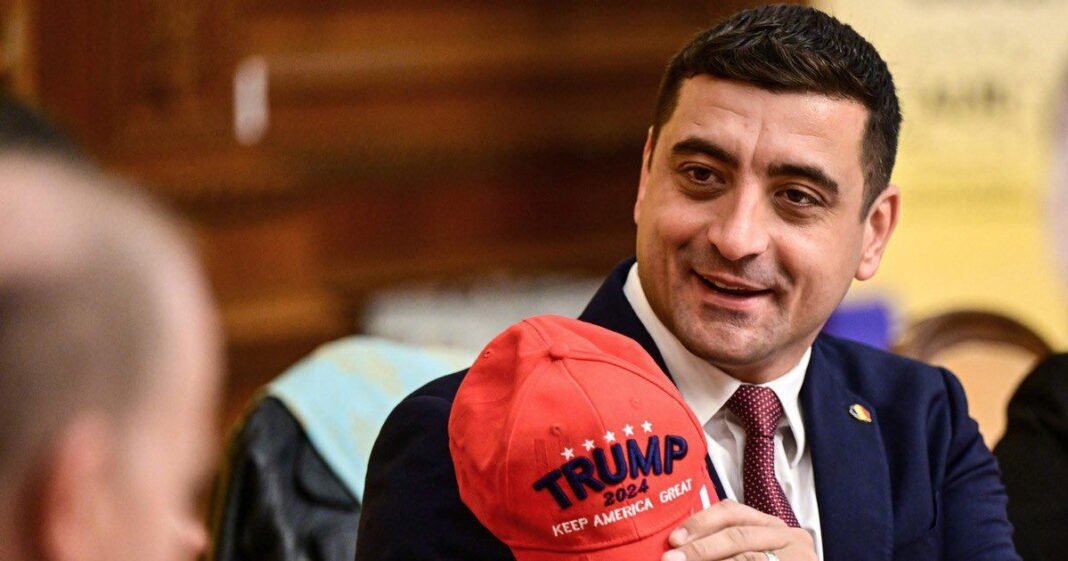 From football ultras to almost president: George Simion wins Romania’s first-round vote
