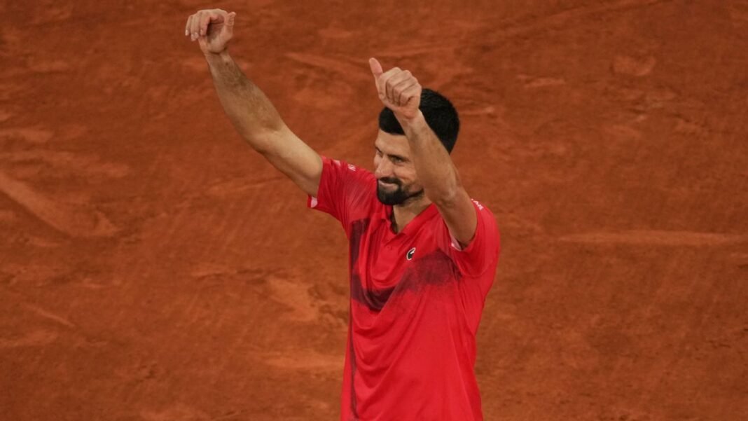 Novak Djokovic - Could have played last match at French Open