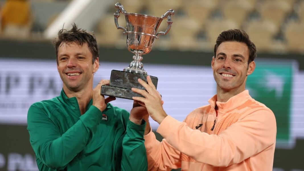 Ageless Granollers, Zeballos win French Open men's doubles title