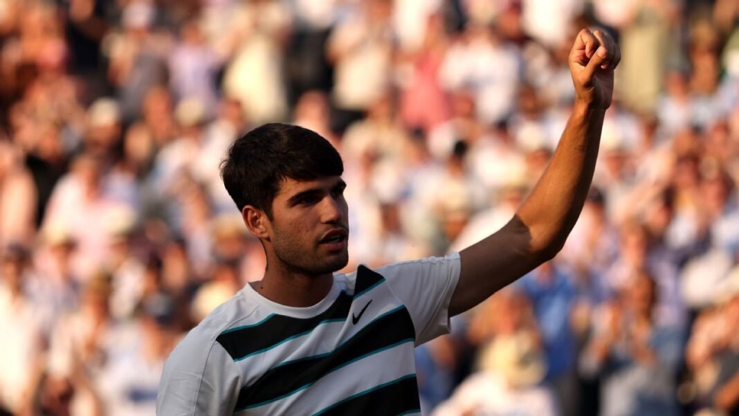 Alcaraz downs Munar in 3-set thriller to advance at Queen's Club