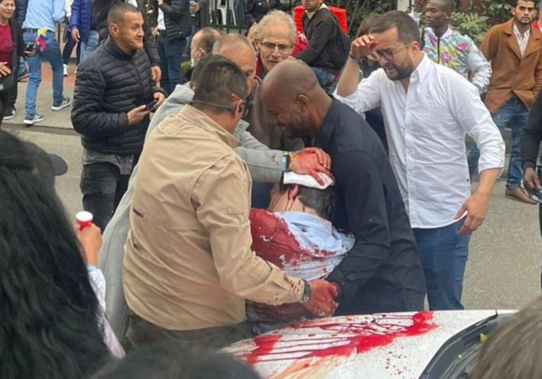 Colombia presidential candidate shot twice in the head by 15-year-old