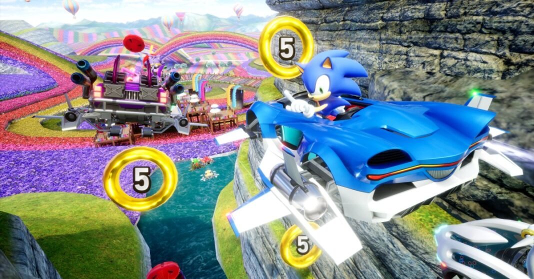 The cars in Sonic Racing: Crossworlds are shockingly fast (but Sonic can still outrun them)