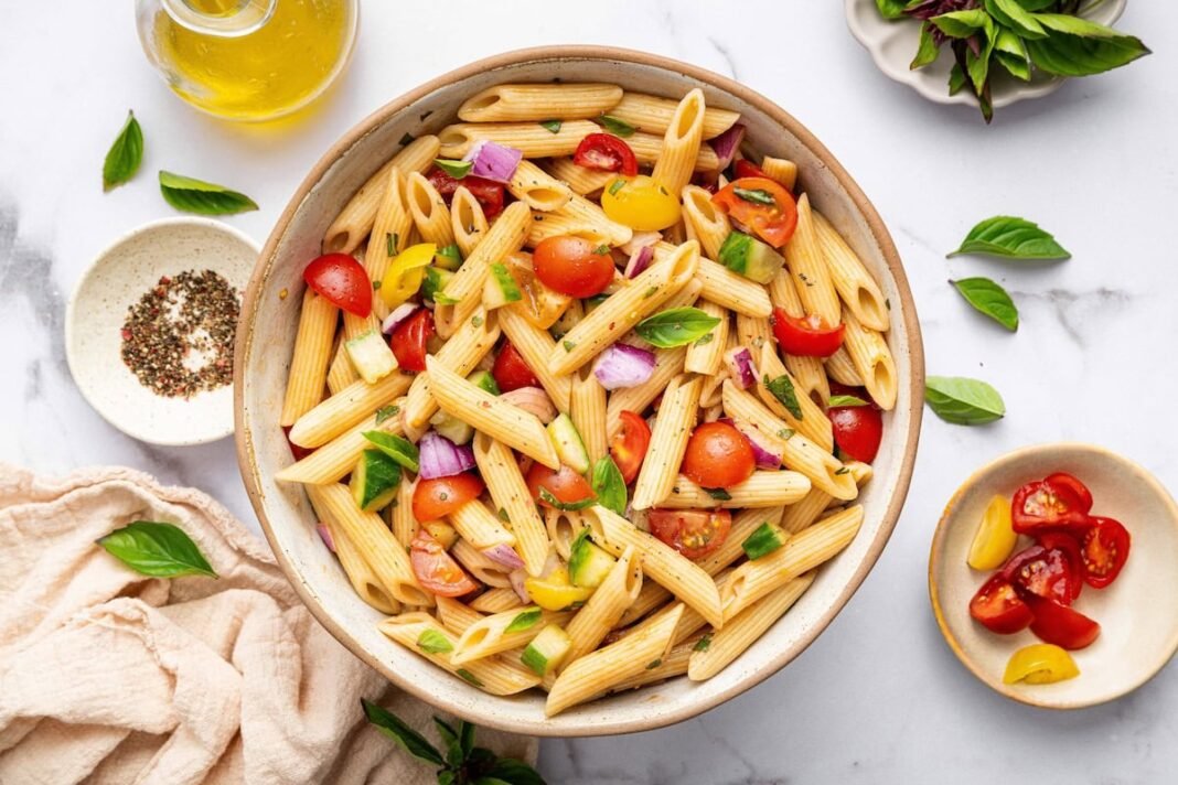 My Favorite Healthy Pasta Salad for Summer