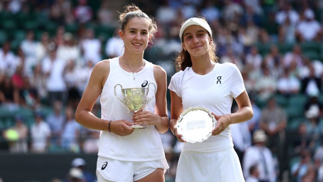 Slovakia's Mia Pohankova wins Wimbledon junior singles title