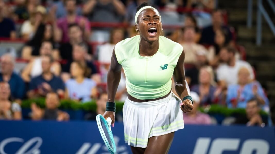 Gauff overcomes 23 double-faults to win at National Bank Open