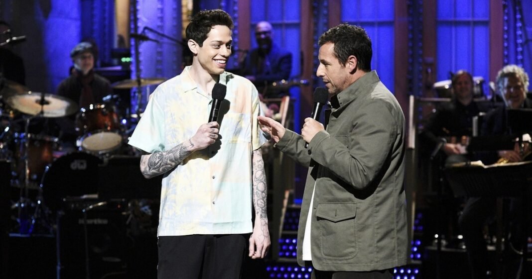 Adam Sandler Gave Pete Davidson ‘Great’ Advice on Becoming a Dad