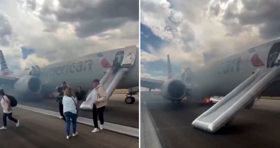 Boeing 737 fire causes dramatic emergency evacuation