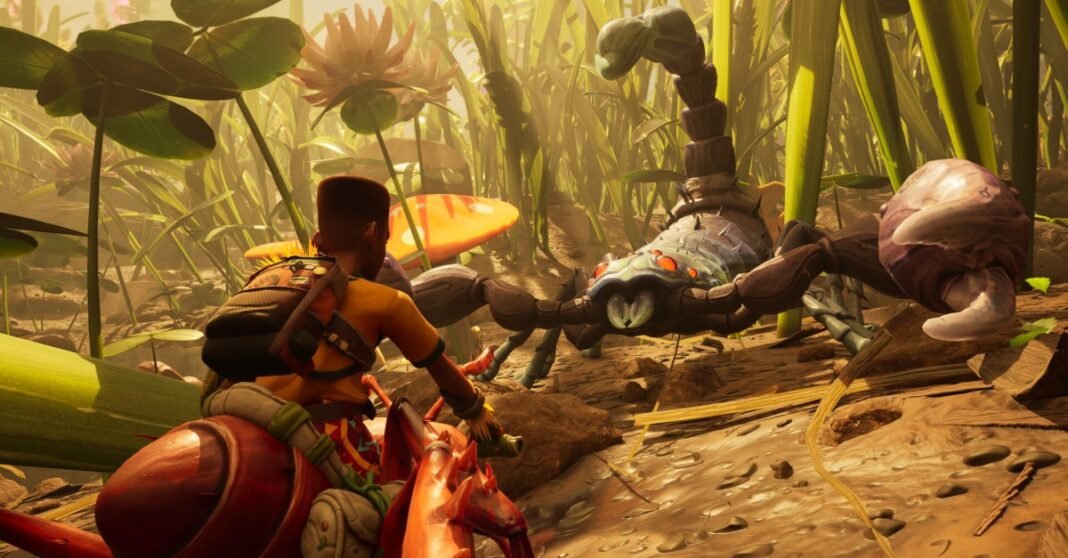 Grounded 2 tries the same trick twice, but at least you can ride the bugs this time
