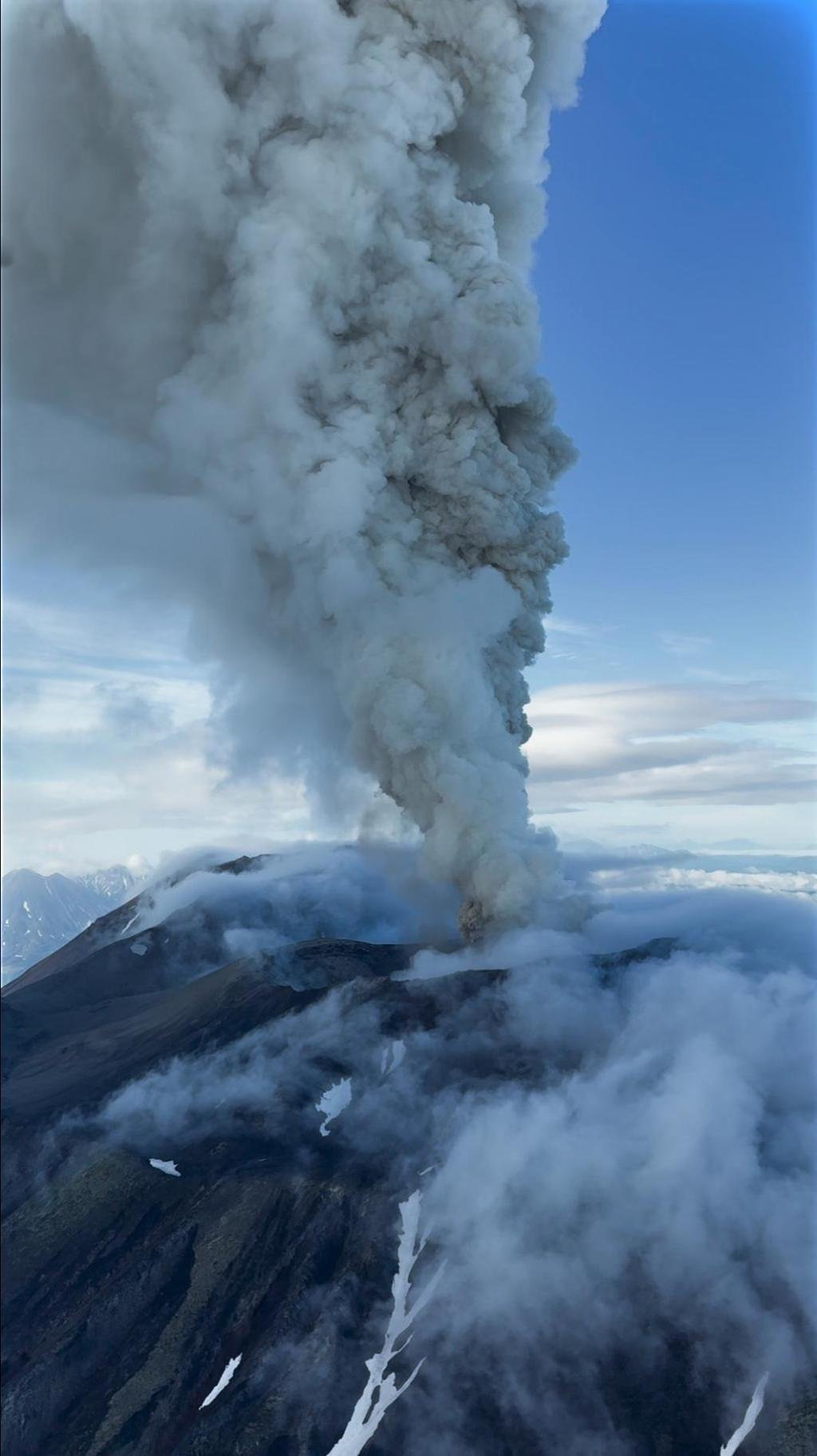 A volcano in Russia’s Far East erupts for the first time in centuries